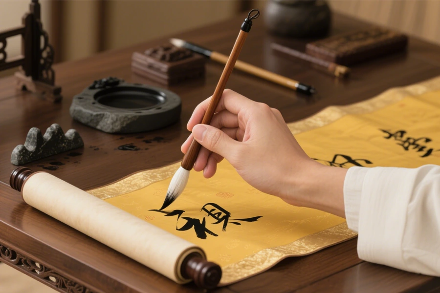 中国书法美术网设计灵感